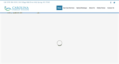 Desktop Screenshot of carolinafamilyvision.com